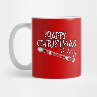 Christmas Recorder Player Woodwind Musician Xmas 2022 Mug